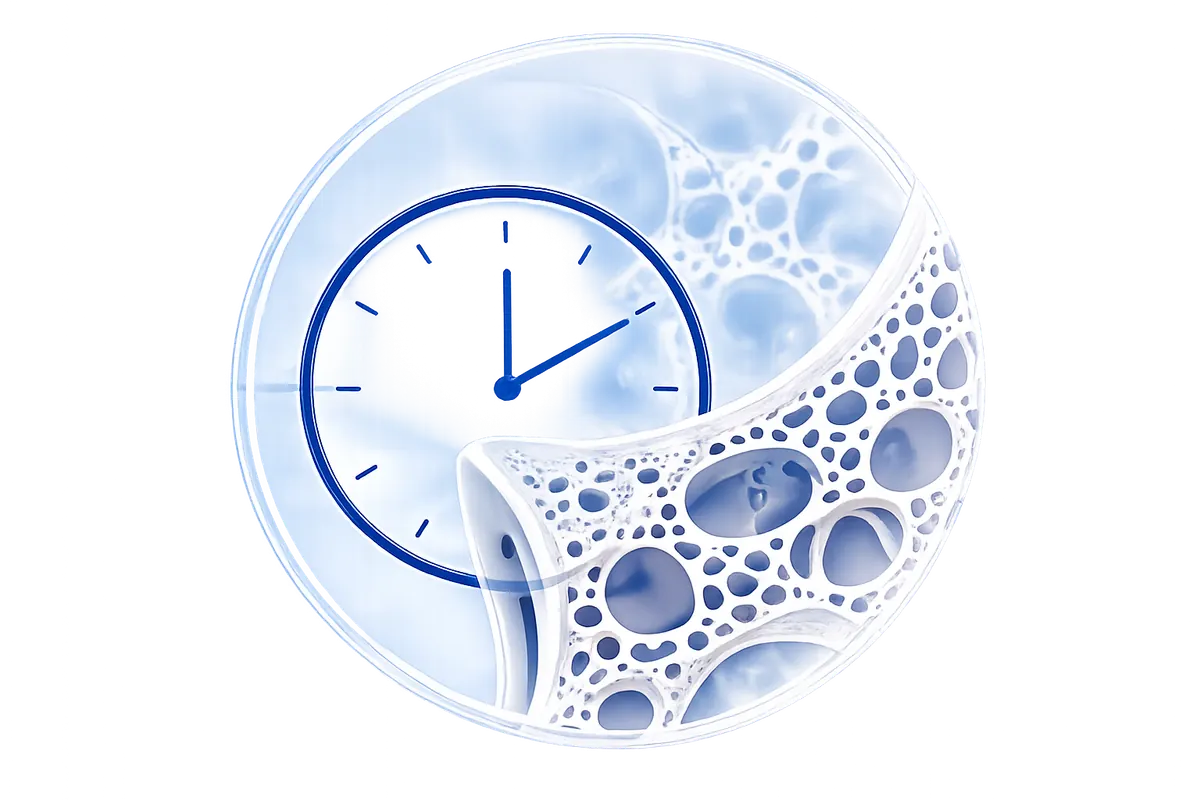 Orologio biologico dell'osso: la finestra che precede la fragilità